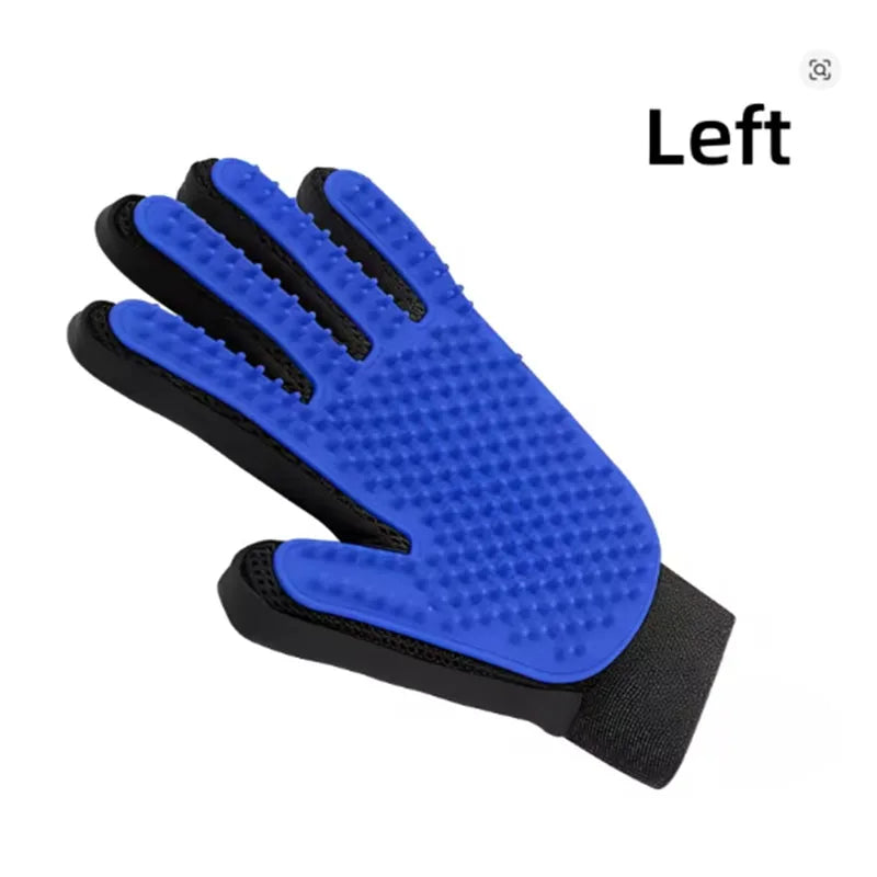 Pet Grooming Glove Brush – Deshedding & Massage Hair Remover