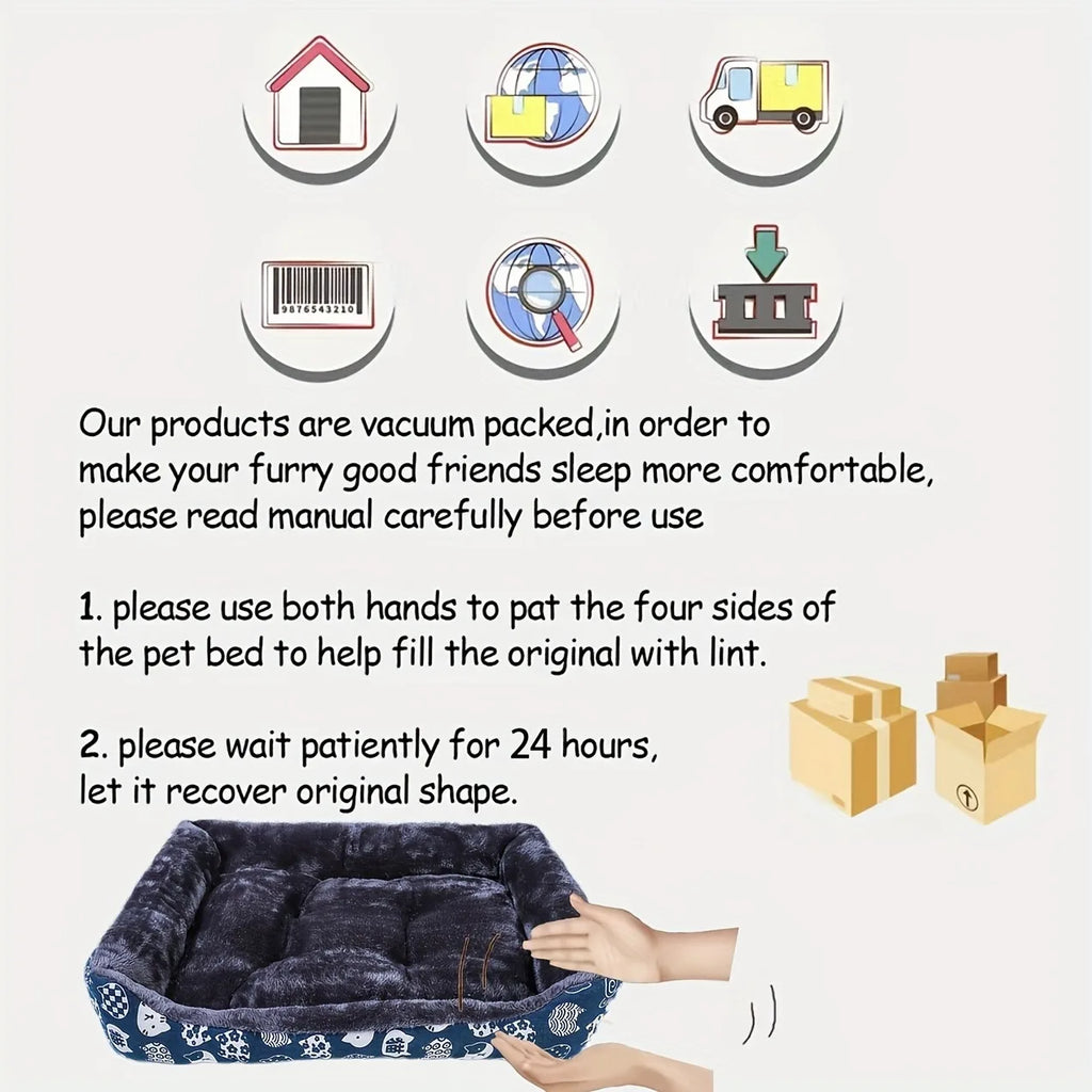 Pet Dog Bed Sofa Mats Winter Pet Products For Large Medium Small House Cat Bed
