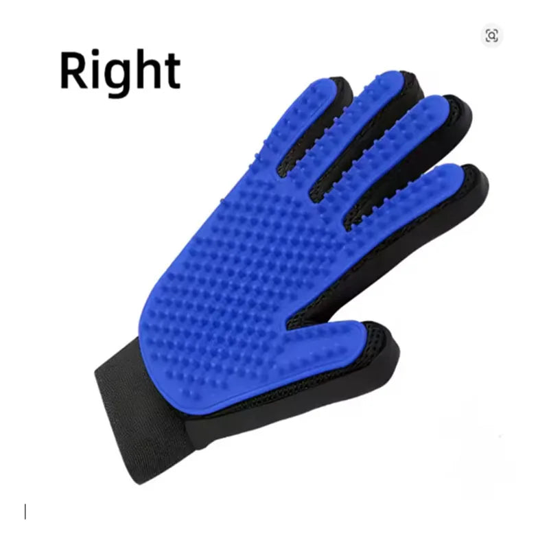 Pet Grooming Glove Brush – Deshedding & Massage Hair Remover