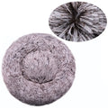 Round Plush Pet Bed (40–90cm, Multiple Sizes)