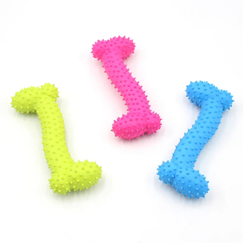 Pet Toys for Small Dogs Rubber Resistance To Bite Dog Toy Teeth Cleaning Chew Training Toys Pet Supplies Puppy Dogs