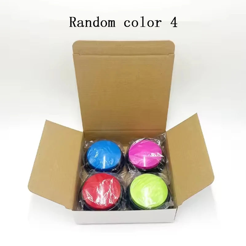 Dog Toys Funny Dog Recordable Pet Toys Talking Pet Starters Pet Speaking Buttons Portable Cute Pet Supplies