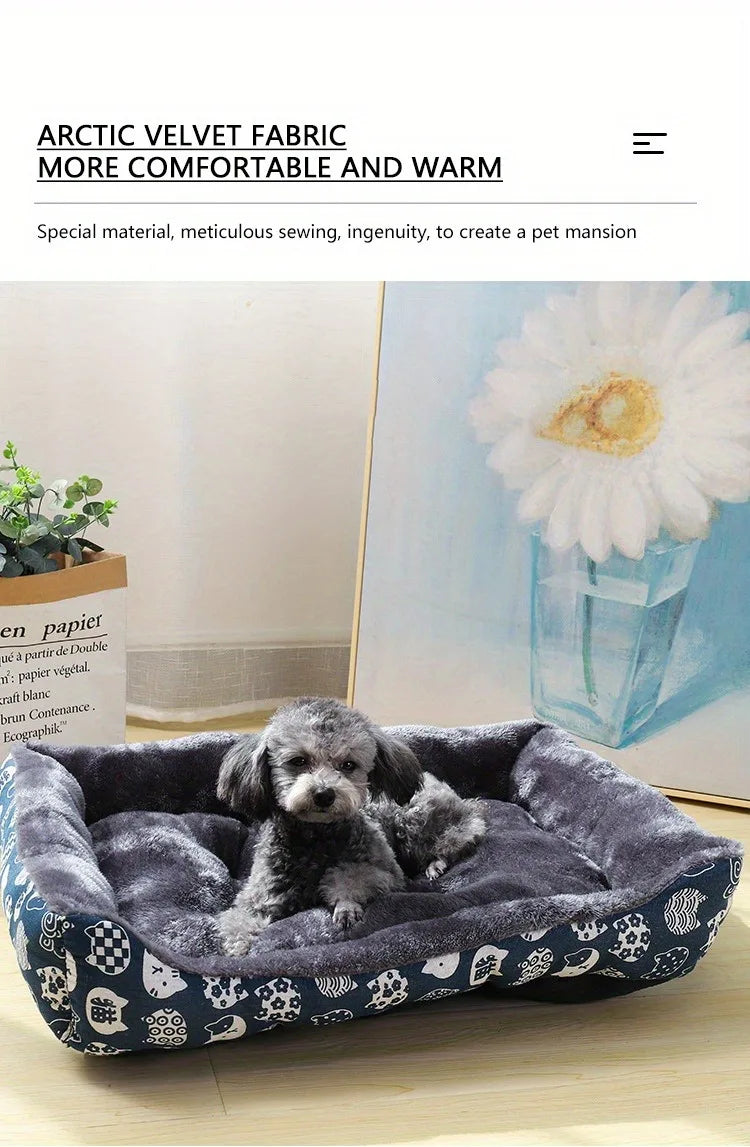 Pet Dog Bed Sofa Mats Winter Pet Products For Large Medium Small House Cat Bed