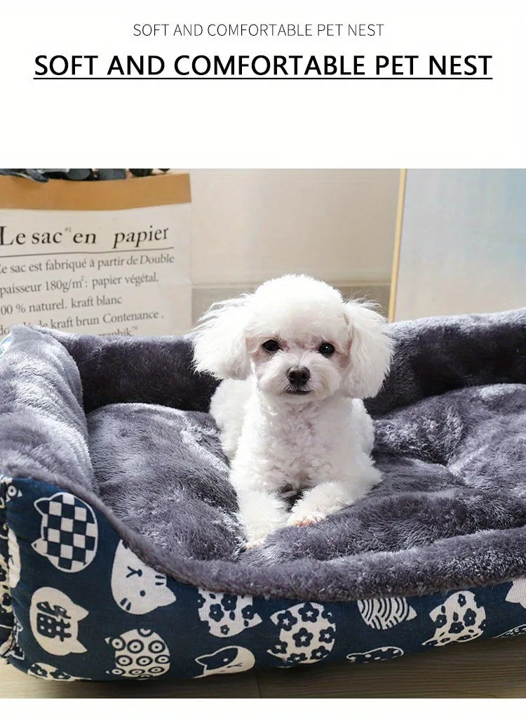 Pet Dog Bed Sofa Mats Winter Pet Products For Large Medium Small House Cat Bed