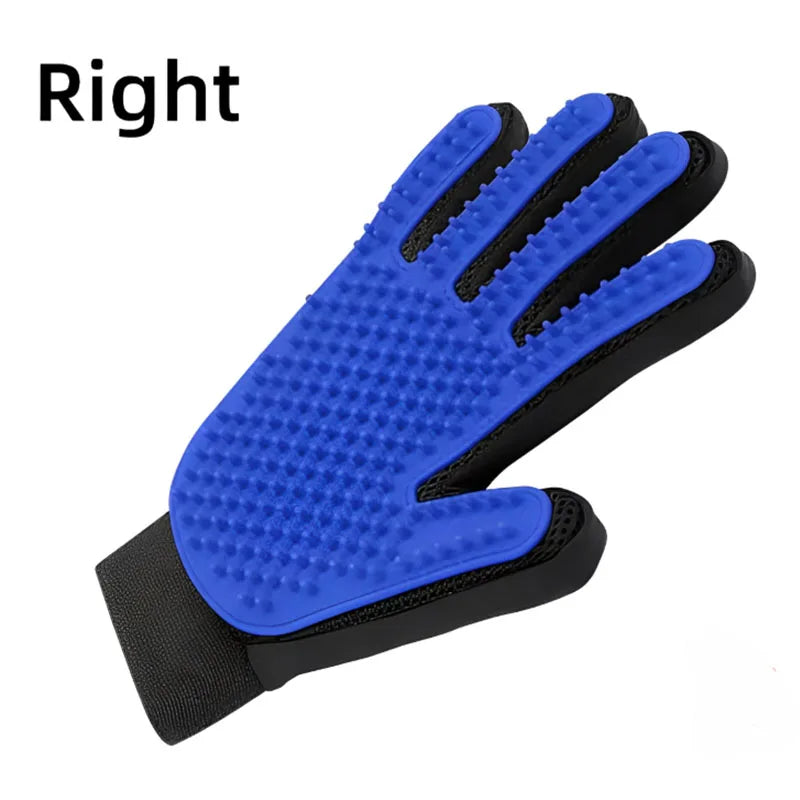 Pet Grooming Glove Brush – Deshedding & Massage Hair Remover