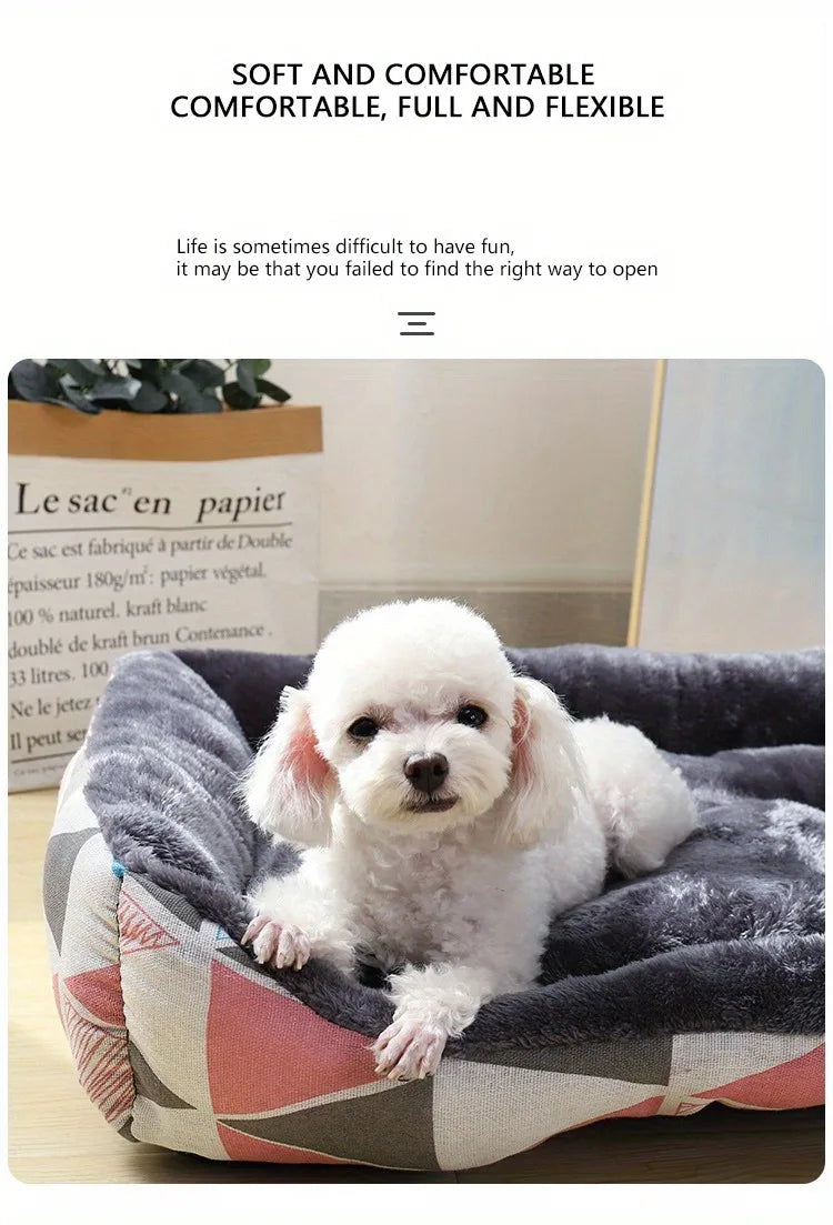 Pet Dog Bed Sofa Mats Winter Pet Products For Large Medium Small House Cat Bed