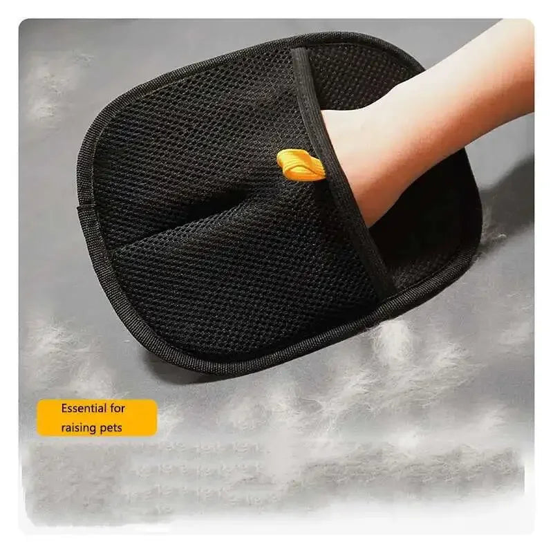 Reusable Pet Hair Removal Gloves – Double-Sided Grooming & Cleaning Tool