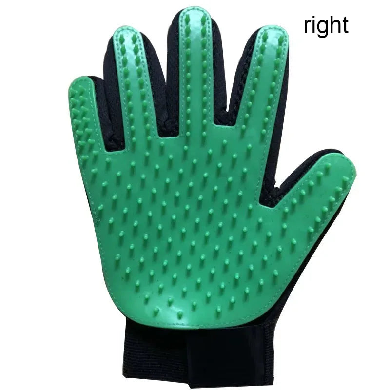 Pet Grooming Glove Brush – Deshedding & Massage Hair Remover