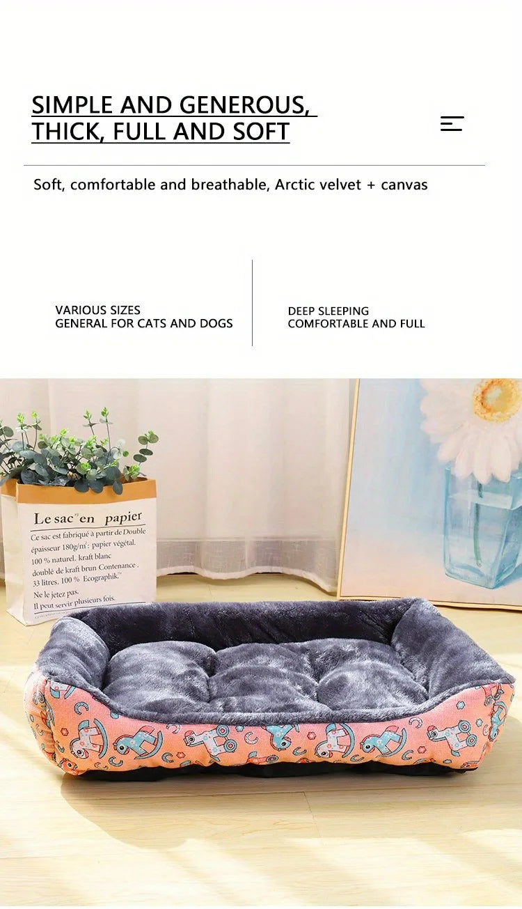 Pet Dog Bed Sofa Mats Winter Pet Products For Large Medium Small House Cat Bed