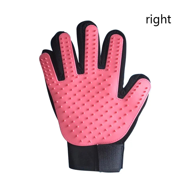 Pet Grooming Glove Brush – Deshedding & Massage Hair Remover