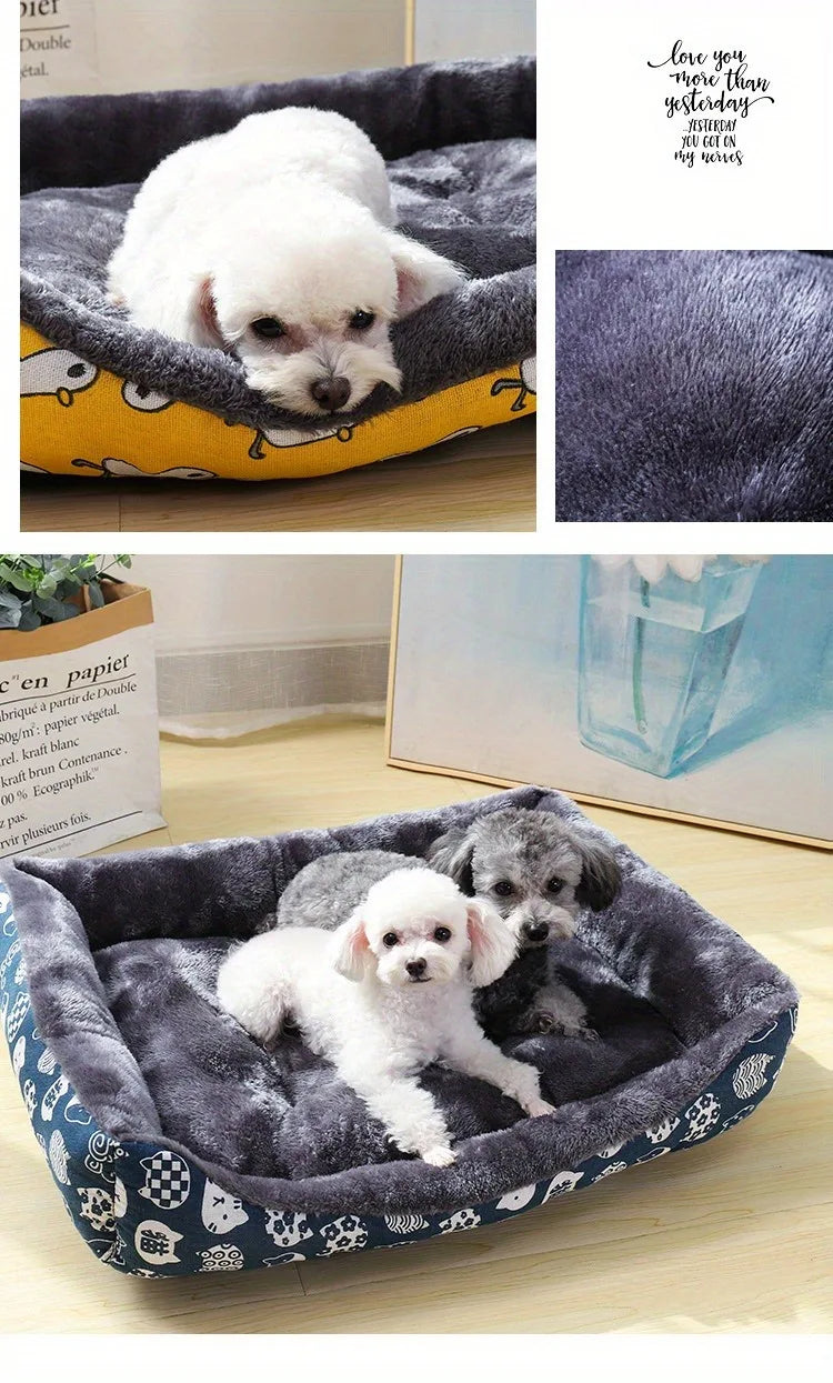 Pet Dog Bed Sofa Mats Winter Pet Products For Large Medium Small House Cat Bed
