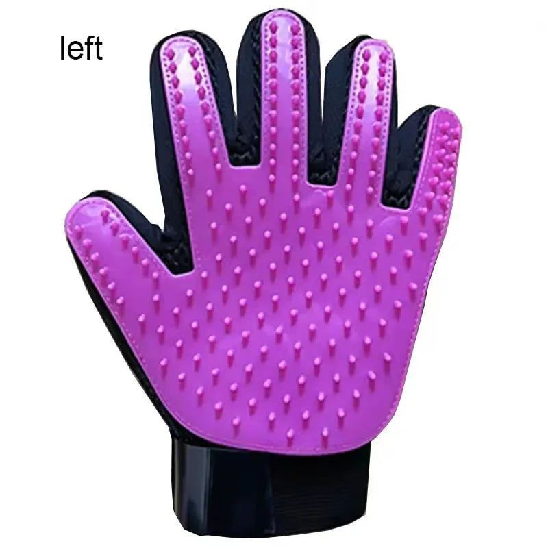 Pet Grooming Glove Brush – Deshedding & Massage Hair Remover